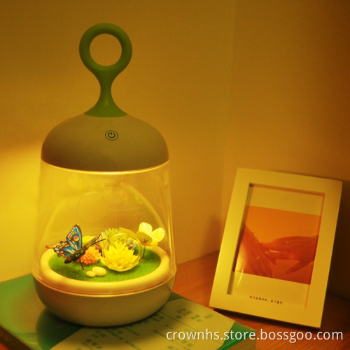 Creative Lovely Birdcage LED Night Light USB Rechargeable Touch Dimmer Table bird light Portable Nightlamp for Children Baby